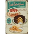 thumbnail image 1 of Kitchen Signs Wall Decor Rustic, Fresh Baked Goods Best in Town Vintage Retro Metal Tin Sign Wall Plaque Poster 8 x 12 Inches, Small, 1 of 7