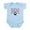 Sky Blue, variant on CafePress - My Brother Is A Springer Spaniel Body Suit - Baby Light Bodysuit, Size Newborn - 24 Months