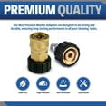 thumbnail image 2 of Pressure Washer M22 14mm Quick Connect Adapter Set Variations, 2 of 11