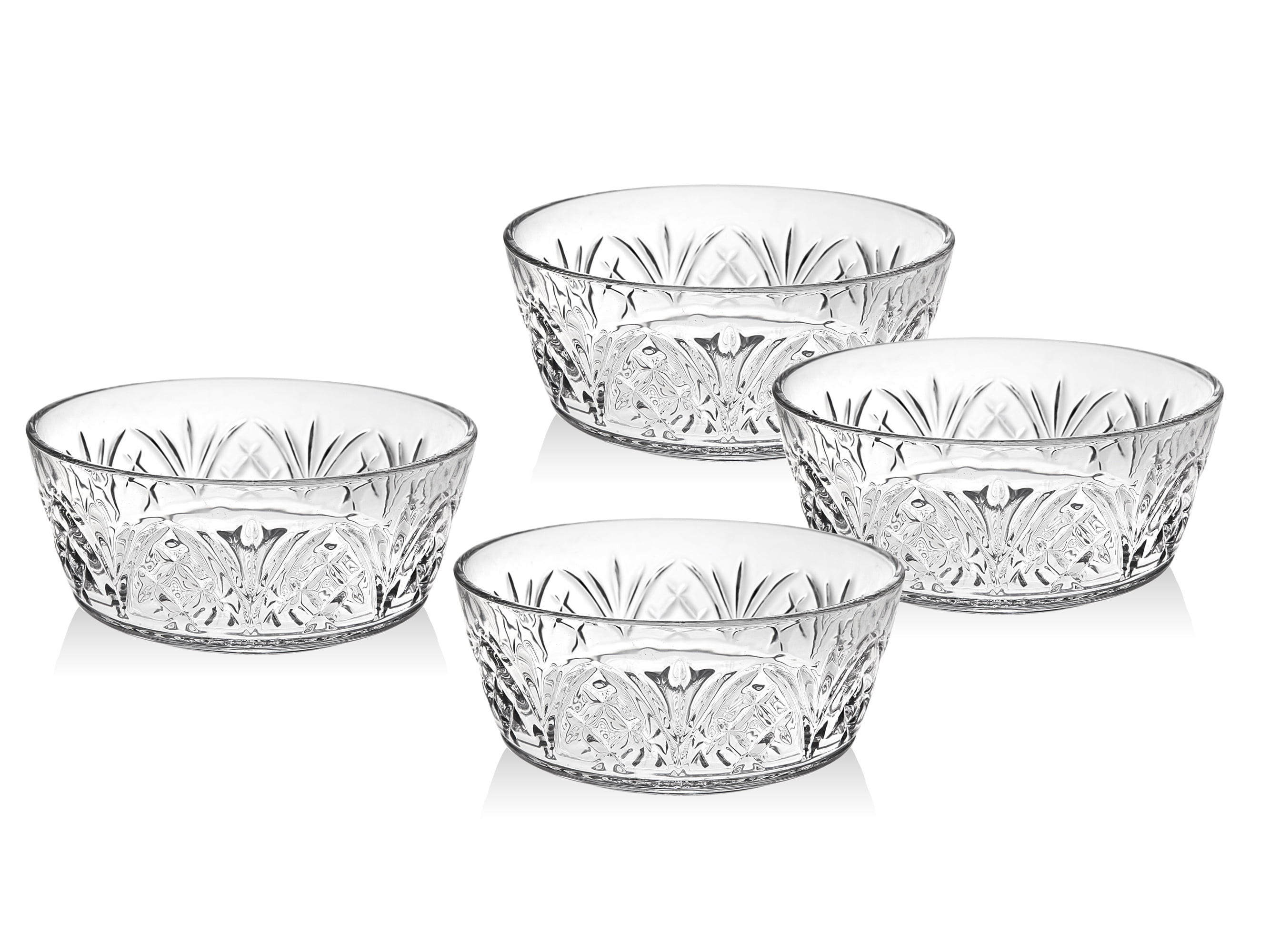 Dublin Crystal Cereal Bowl 18oz, Set of 4