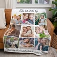 thumbnail image 3 of Fathers Day Personalised Gifts from Daughter Custom Blankets with Photos and Text Multiple Colors Sizes Soft Flannel Gifts for Men Birthday Gifts for Dad, 3 of 6