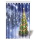 thumbnail image 1 of Cortina de Ducha ABPHQTO Feliz Navidad Árbol de Navidad Colorido 120x180 cm, 1 of 2