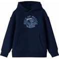 thumbnail image 4 of Gulf of Mexico Forever Vintage Skeleton Youth Navy Blue Long Sleee Hoodie-Medium, 4 of 6