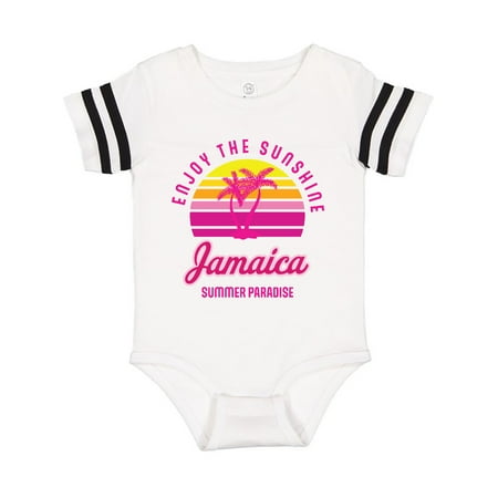 

Inktastic Enjoy The Sunshine Jamaica Summer Paradise Gift Baby Boy or Baby Girl Bodysuit