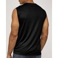 thumbnail image 4 of Real Essentials 5 Pack: Men's Breeze Tech Tank Tops Sleeveless Shirts Workout Muscle Athletic Running (Big & Tall Available), 4 of 5