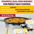 thumbnail image 3 of Paelluxe Set de quemador para paella con sartén de 18" para 12 porciones, uso exterior, 3 of 9