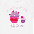 thumbnail image 4 of Inktastic World's Sweetest Big Sister Girls Baby Bodysuit, 4 of 5