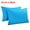 Blue, variant on PiccoCasa 2Pcs Cotton Pillowcases Zippered King Pillow Covers, 20"x36", Blue