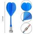 thumbnail image 2 of 24PCS Magnetic Darts - Yellow Red Green Blue Plastic Dart Board Game Replacement Darts, 2 of 5