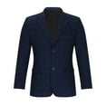thumbnail image 3 of Dovford Men's Plaid Blazer Sport Coats Jackets Slim Fit Lightweight Casual Checkered Blazer for Men, 3 of 5