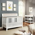 thumbnail image 2 of Suite Bebe 22566-WNAT 34 x 37.5 x 18 in. Hayes Changing Table, White & Natural, 2 of 9