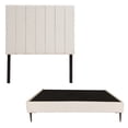 thumbnail image 1 of Base Cama Slim Matrimonial Dicasa Cabecera Argos Beige, 1 of 8