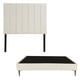 thumbnail image 1 of Base Cama Slim Matrimonial Dicasa Cabecera Argos Beige, 1 of 8