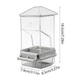 thumbnail image 3 of Automatic Wall-Mounted Parrot Feeder with Transparent Moisture-Proof Bin for Small Birds, Indoor and Outdoor Use, 3 of 6