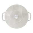 thumbnail image 3 of STAUB La Cocotte 2.8 L Cast Iron Diamond Cocotte, White Truffle, 3 of 5