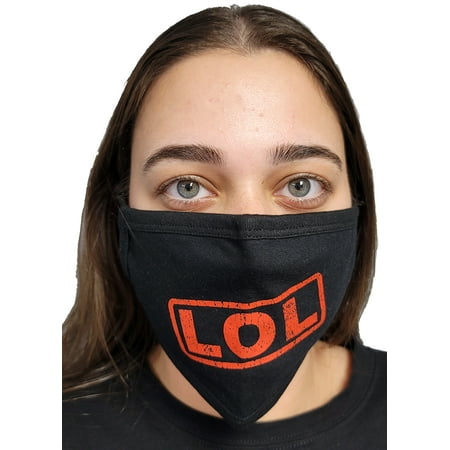 Adults Fun Screen Print Face Masks Double Layers Reusable Washable