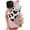 White, variant on Compatible for iPhone 13 Phone Case,Cute Leather Leopard and spot Cow Splicing Patter,Soft TPU 【Full Camera Lens Protective】 Shock Women Protection Cover for iPhone 13