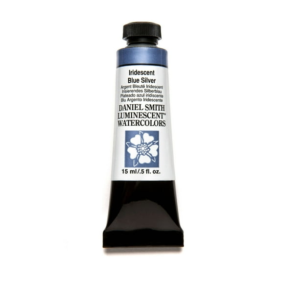 Daniel Smith Extra Fine Watercolor, 15 ml, Iridescent Blue Silver