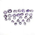 thumbnail image 2 of 222.50Cts Natural Purple Clean Amethyst Mix Shape Faceted Gemstone Lot, 2 of 4