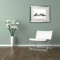 thumbnail image 4 of Trademark Fine Art "Grand Rapids MI Skyline B&W" Canvas Art by Michael Tompsett, White Matte, Silver Frame, 4 of 4