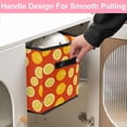 thumbnail image 5 of RATGDN Collapsible Fabric Cube Storage Bin with Double Handles for Living Room Bedroom Office Black - Lemon Juice Fruit, 5 of 7