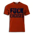 thumbnail image 1 of Playera Camiseta Fuck Excuses Gym Motivacion Adiccion Unsx, 1 of 1