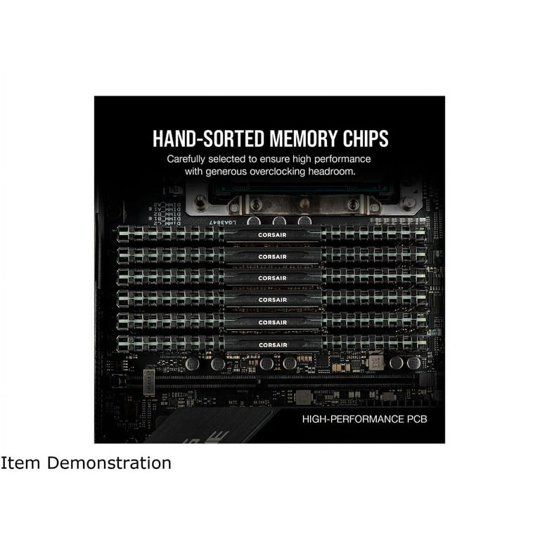VENGEANCE® LPX 16GB (2 x 8GB) DDR4 DRAM 3200MHz C16 Memory Kit - Black
