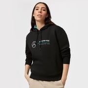Mercedes AMG Petronas F1 Womens Oversized Hoodie - Black/White
