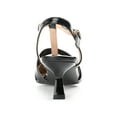 thumbnail image 4 of Journee Womens Jazlynn Buckle Kitten Heel Pointed Toe Pumps, Widths Available, 4 of 10