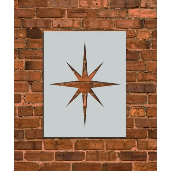 Christmas Starburst Stencil