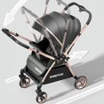thumbnail image 3 of High Landscape Baby Carriage Lightweight Foldable Two-way Newborn Baby Stroller Multifunctional Four Wheel Stroller Baby Car ShopWise Round, 3 of 14