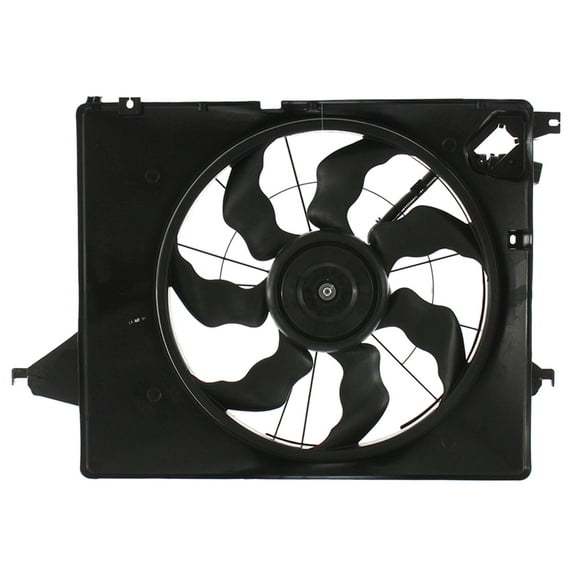 Agility Auto Parts 6010257 Dual Radiator and Condenser Fan Assembly for Hyundai, Kia Specific Models