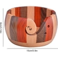 thumbnail image 2 of Yarn Bowls for Crocheting, Large Wooden Yarn Bowls with Holes, Knitting Crochet Storage Bowls with Holes, DIY Knitting Crocheting Accessories, 2 of 5