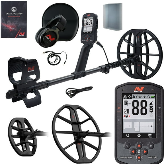 MINELAB Manticore High Power Metal Detector with M8 & M15 Coils