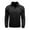 Black, variant on MELDVDIB Men's Quarter Zip Sweatshirts Long Sleeve Mock Neck Suede Fleece Sweaters Casual Loose Pullover Tops
