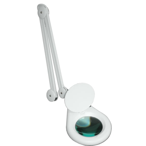 TekLine 39005 LED Clamp Magnifier Lamp 5" 5D White