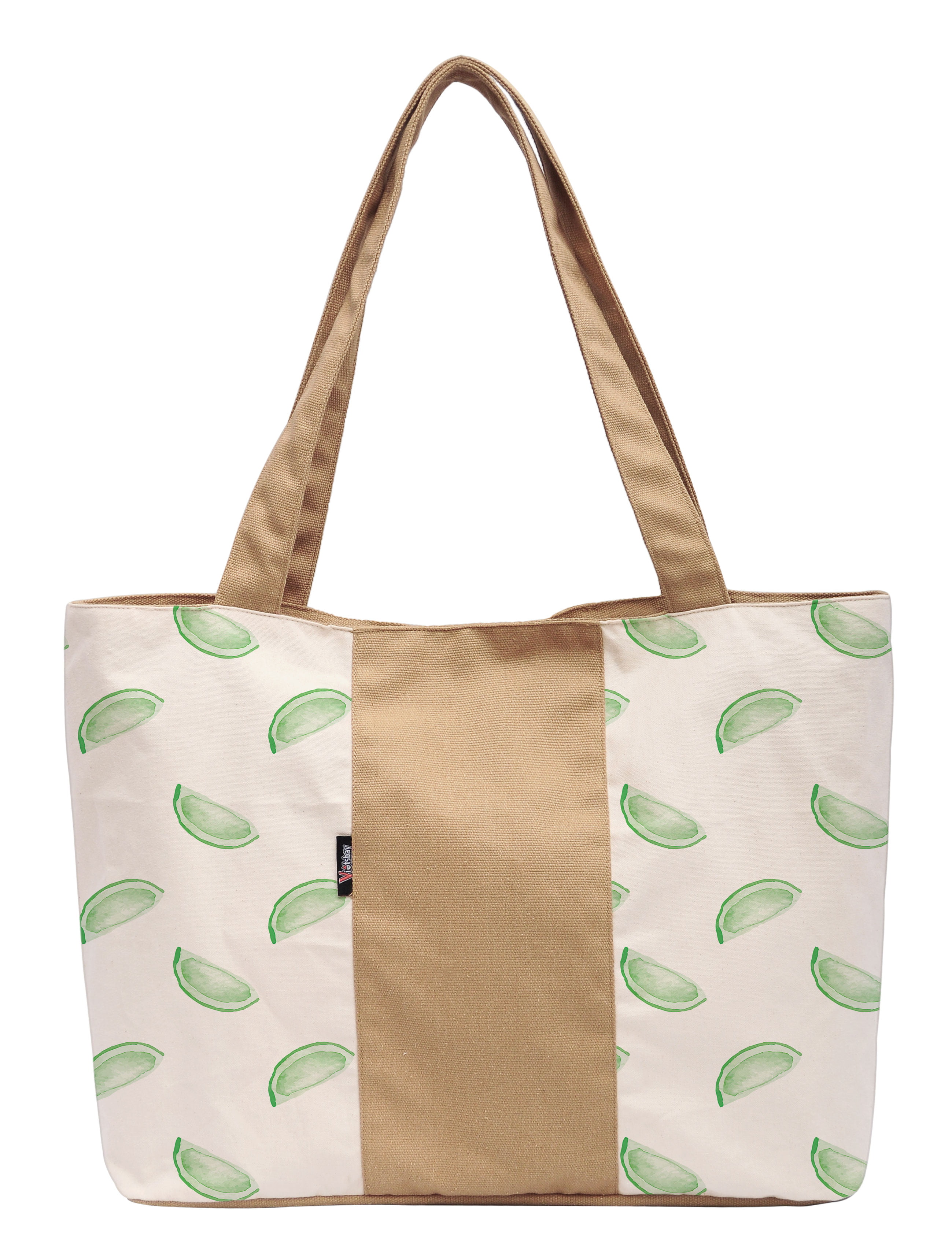 Business Briefcase Retro Satchel Handbag Tropical Fruit Avocado Canvas Postman Bag Shoulder Bag Unisex 15.6 Inch Laptop 