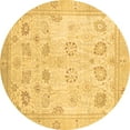 thumbnail image 1 of Ahgly Company Indoor Round Oriental Brown Traditional Area Rugs, 8' Round, 1 of 4