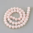 thumbnail image 2 of Quartz Beads Strands Round Dyed Pink 6mm Hole: 1mm 69pcs/strand 15~15.3 inch, 2 of 2