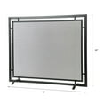 thumbnail image 6 of Modern Ember Gatsby 39" W x 31" H Mesh Fireplace Screen - Black, 6 of 6