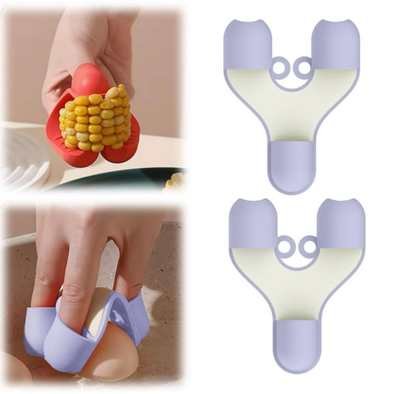 JKLOP Mini Silicone Finger Oven Finger Food Tongs Kitchen Dishes Silicone Oven Heat Insulated Finger Glove Microwave Oven Silicone Non Slip H for Home & Kitchen