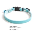 thumbnail image 3 of Cheers.US Kitten Collar Adjustable Buckle Bite-resistant Faux Leather Pet Necklace Cat Collar with Bell Pet Supplies Crisp Bell and Solid Color for Pet Cat, 3 of 7