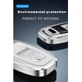 thumbnail image 4 of Key Fob Cover Compatible with Fit for Audi A4 A3 Q3 Q5 Q7 TT TTS RS3 S4 S3 A1 S6 RS4 RS6 Q2L ABS Smart Remote Key Case Keychain Case Holder Protector,1, 4 of 9