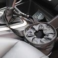 thumbnail image 3 of Universal Car Garbage Bag Back Seat Headrest Litter Trash Garbage Can (Black) 2 Black, 3 of 5