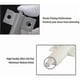 thumbnail image 3 of 2x Soft White+gray Door Damper Close Dampers For Kitchen Cabinet Cupboard Door Drawers Closer Bumps With Screws, 3 of 4