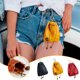 thumbnail image 1 of Cartera de bolsa vintage de cuero de vaca | Titular de la Clave Femenina | Bolsillo multifuncional para llaves, tarjetas de crédito, joyería, cosméticos | Moda clásica | Colores Antiguos | Cuero, 1 of 5