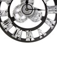 thumbnail image 5 of Diseño de engranajes 3D Número romano Número árabe Reloj de pared Sala de estar Decoración del hotel Reloj de madera sin tictac kenally JJ20151-07, 5 of 5