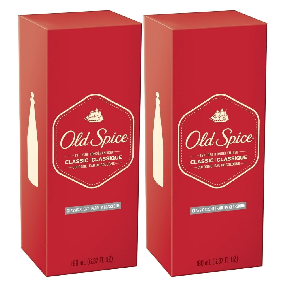 Old Spice Classic Cologne Spray 6.37oz, 2 Pack