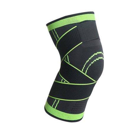 

MIARHB Skdk Knee Pads 3D Weaving Brace Pad Support Protect Breathable Running Knee Pads Green L
