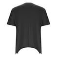 thumbnail image 4 of Women Plus Size Tops Cut Out V Neck 3/4 Sleeve Blouses Dressy Casual Tunic Tops To Wear With Leggings Woman Tee Athletic Short Sleeve Shirt Women Small Long Sleeve Shirt Tee for Women Short Sleeve, 4 of 5